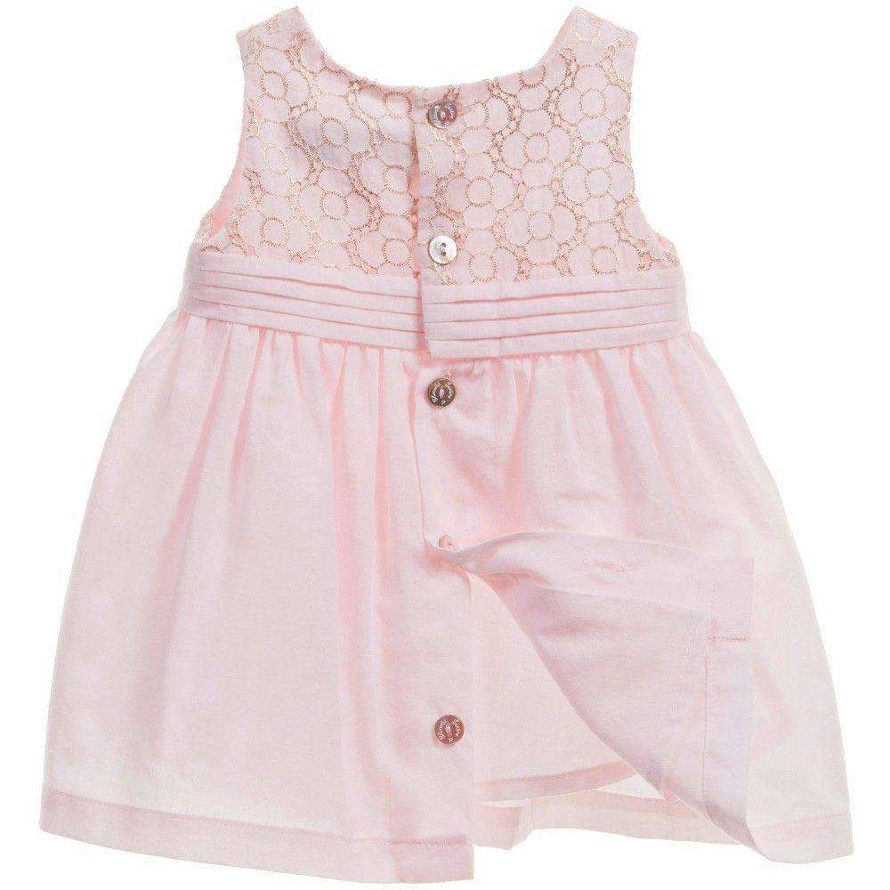 TARTINE ET CHOCOLAT BABY PINK COTTON DRESS 18 MONTHS - Image 8