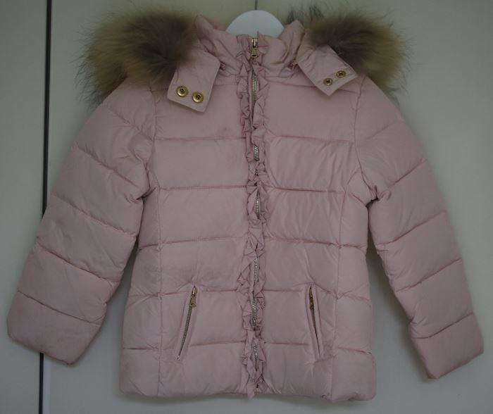 TARTINE ET CHOCOLAT GIRLS PINK DOWN PADDED JACKET 5 YEARS - Image 2
