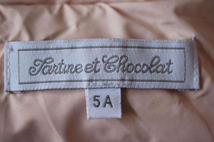 TARTINE ET CHOCOLAT GIRLS PINK DOWN PADDED JACKET 5 YEARS - Image 4