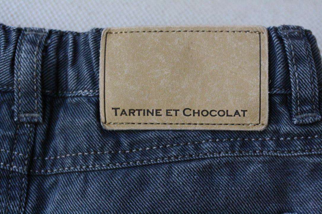TARTINE ET CHOCOLAT GREY BABY JEANS 6 MONTHS - Image 6