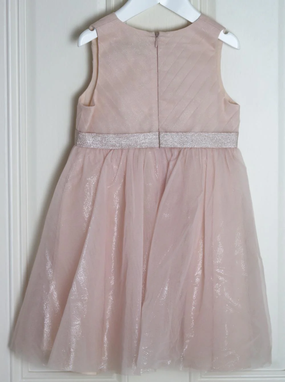 TARTINE ET CHOCOLAT KIDS GIRLS METALLIC TULLE DRESS 6 YEARS - Image 3