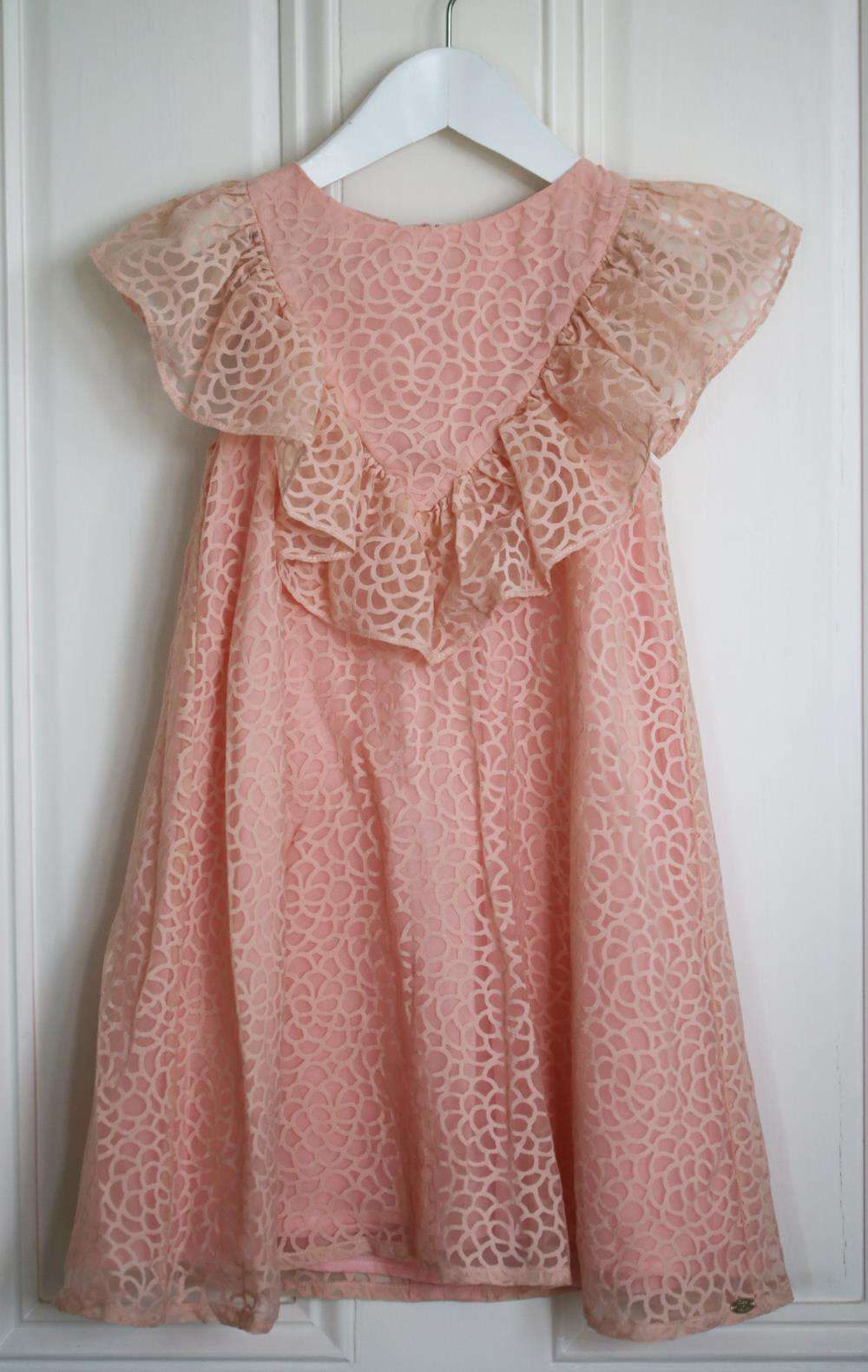 TARTINE ET CHOCOLAT KIDS GIRLS RUFFLE DRESS 6 YEARS - Image 2