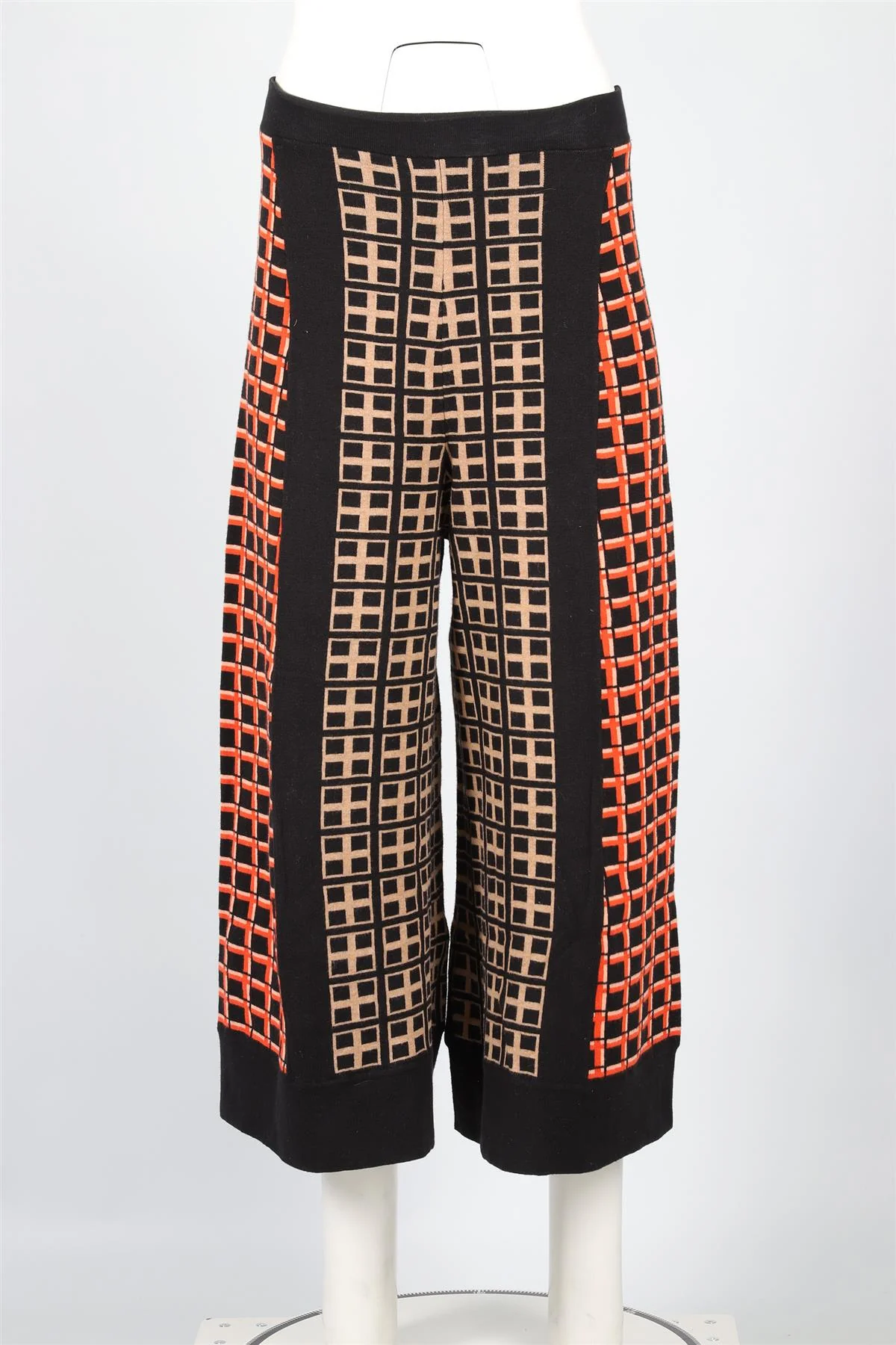 TEMPERLEY LONDON BLACK COTTON WIDE LEG PANTS SMALL - Image 2