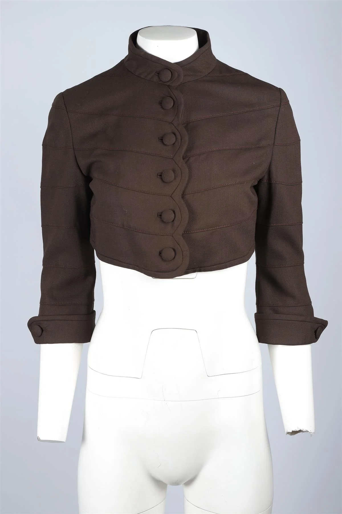 TEMPERLEY LONDON BROWN WOOL JACKET UK 10 - Image 2