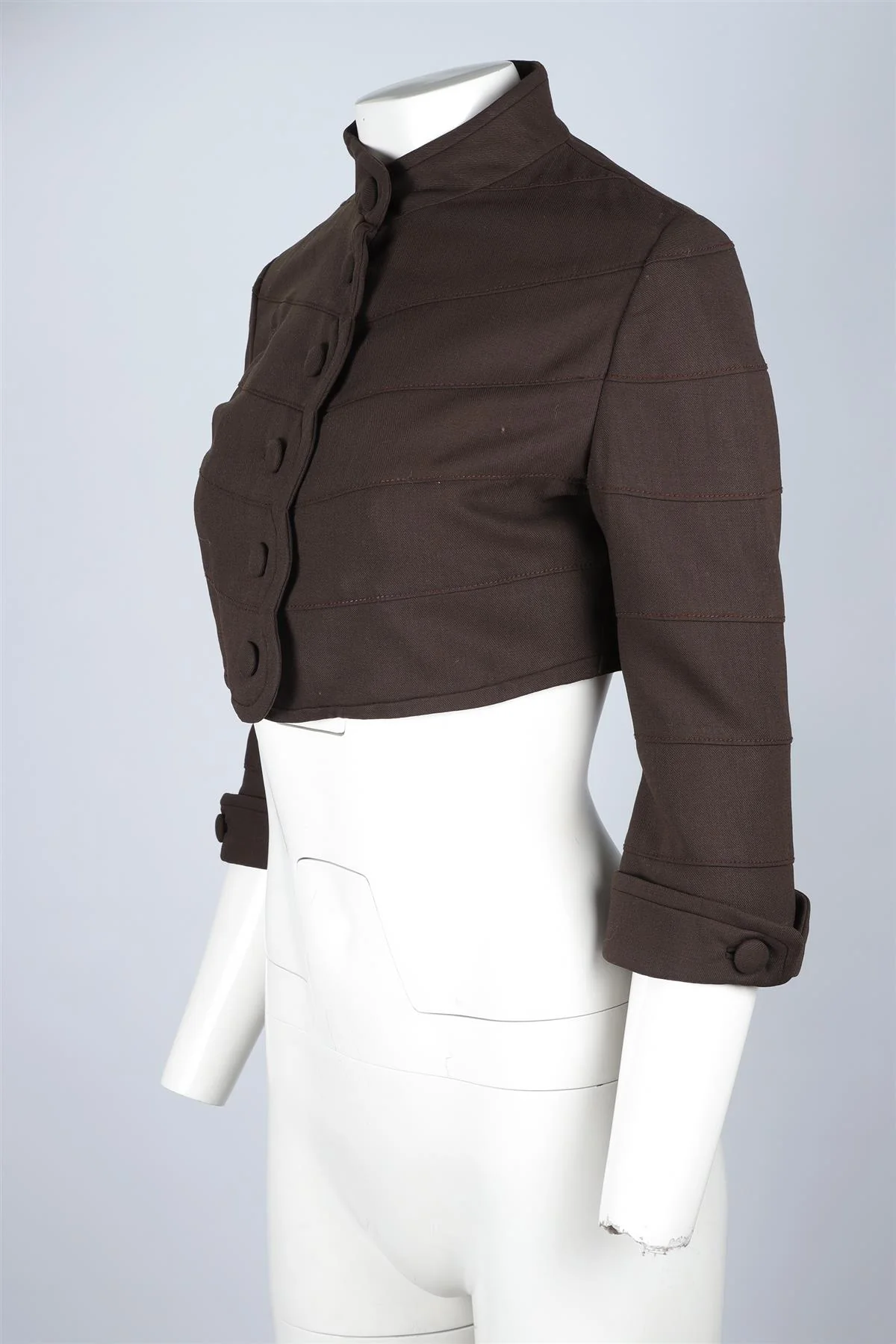 TEMPERLEY LONDON BROWN WOOL JACKET UK 10 - Image 3