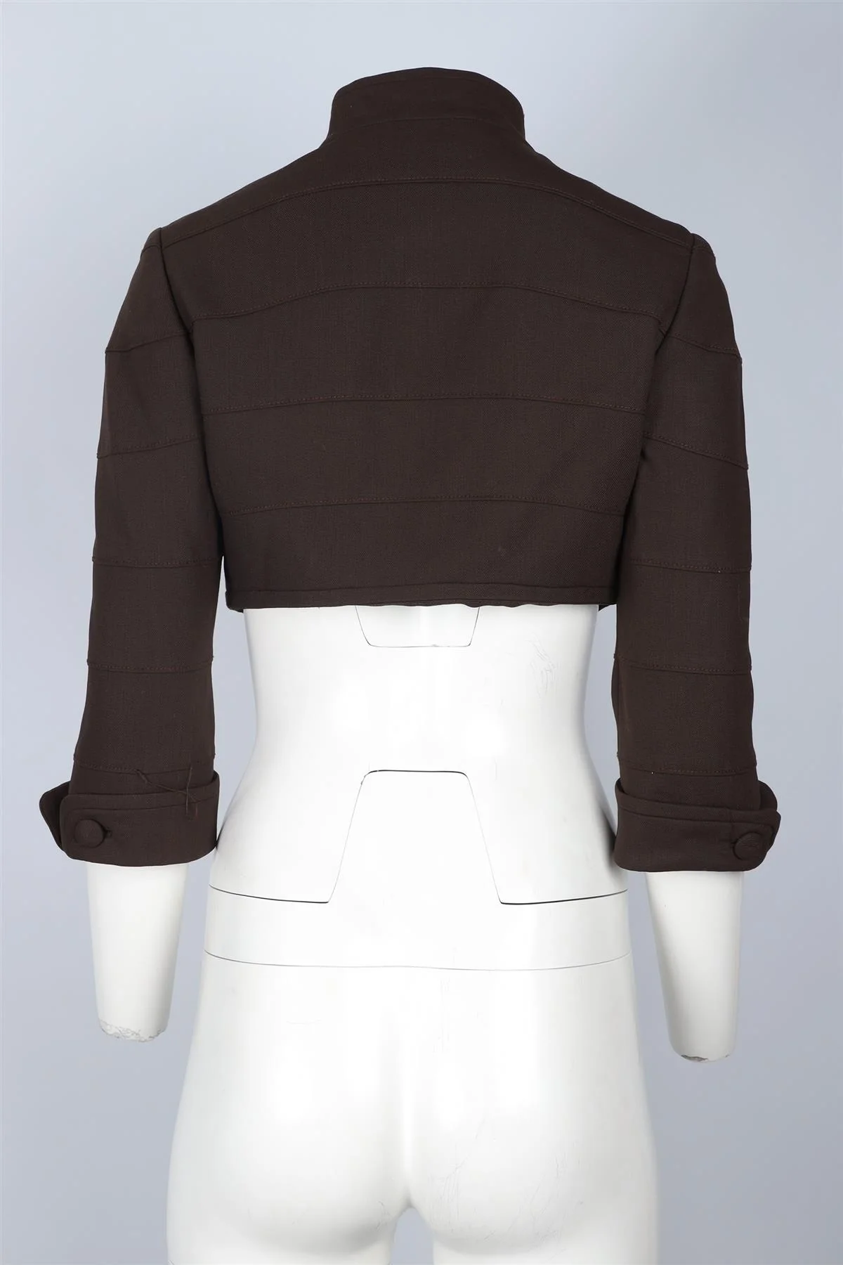 TEMPERLEY LONDON BROWN WOOL JACKET UK 10 - Image 4