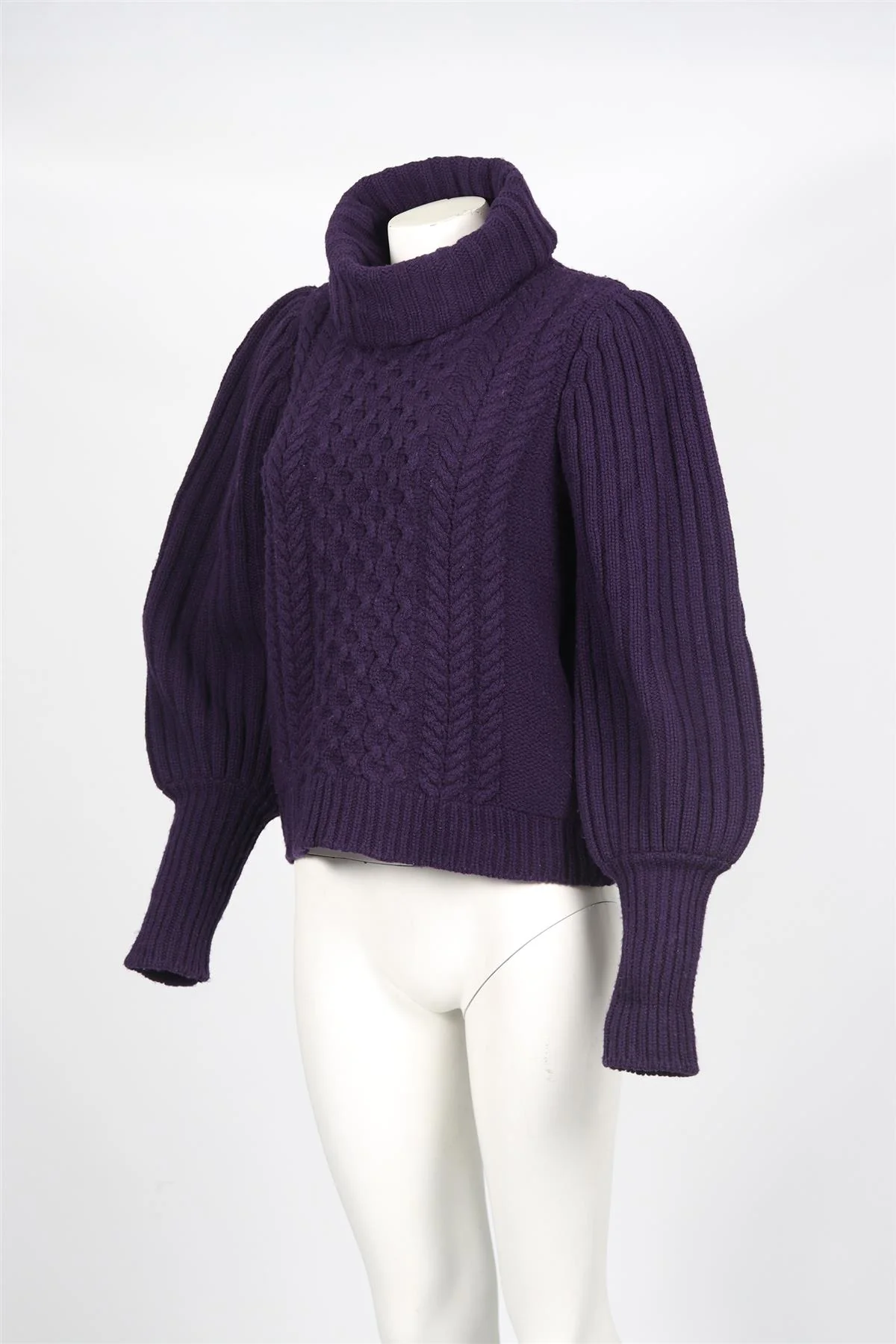 TEMPERLEY LONDON WOOL TURTLENECK SWEATER SMALL - Image 3