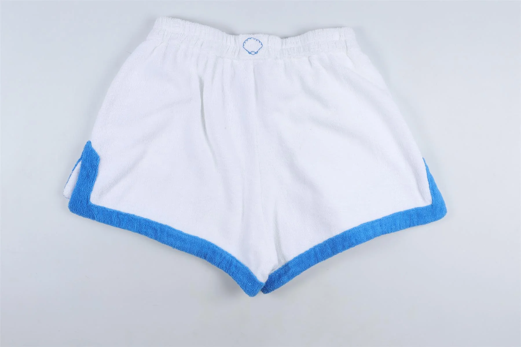 TERRY TOWELLING WHITE COTTON SHORTS MEDIUM - Image 4