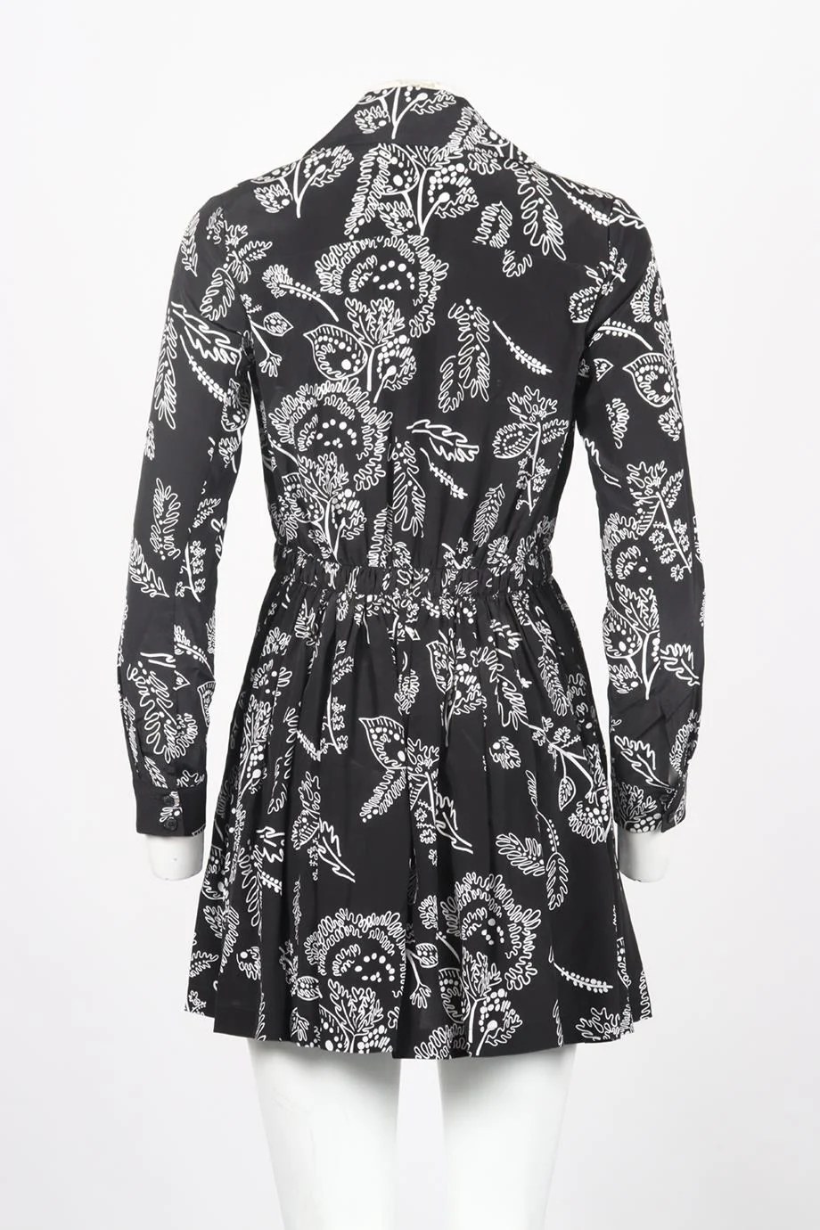 THAKOON ADDITION PRINTED SILK MINI DRESS US 2 UK 6 - Image 4