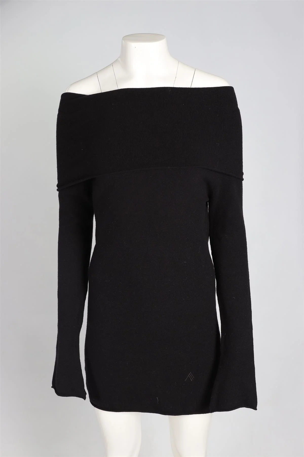 THE ATTICO BLACK WOOL TOP IT 44 UK 12 - Image 2