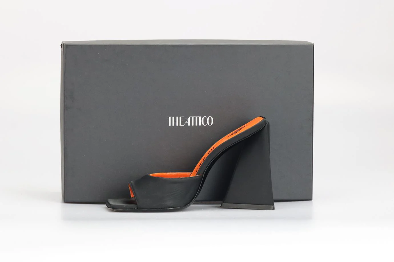 THE ATTICO SATIN MULES EU 38 UK 5 US 8 - Image 6