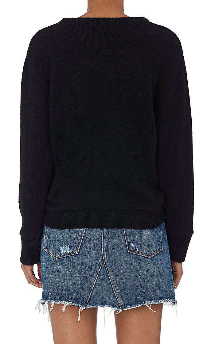 THE ELDER STATESMAN NBA LAKERS LOGO CASHMERE SWEATER SMALL - Image 2
