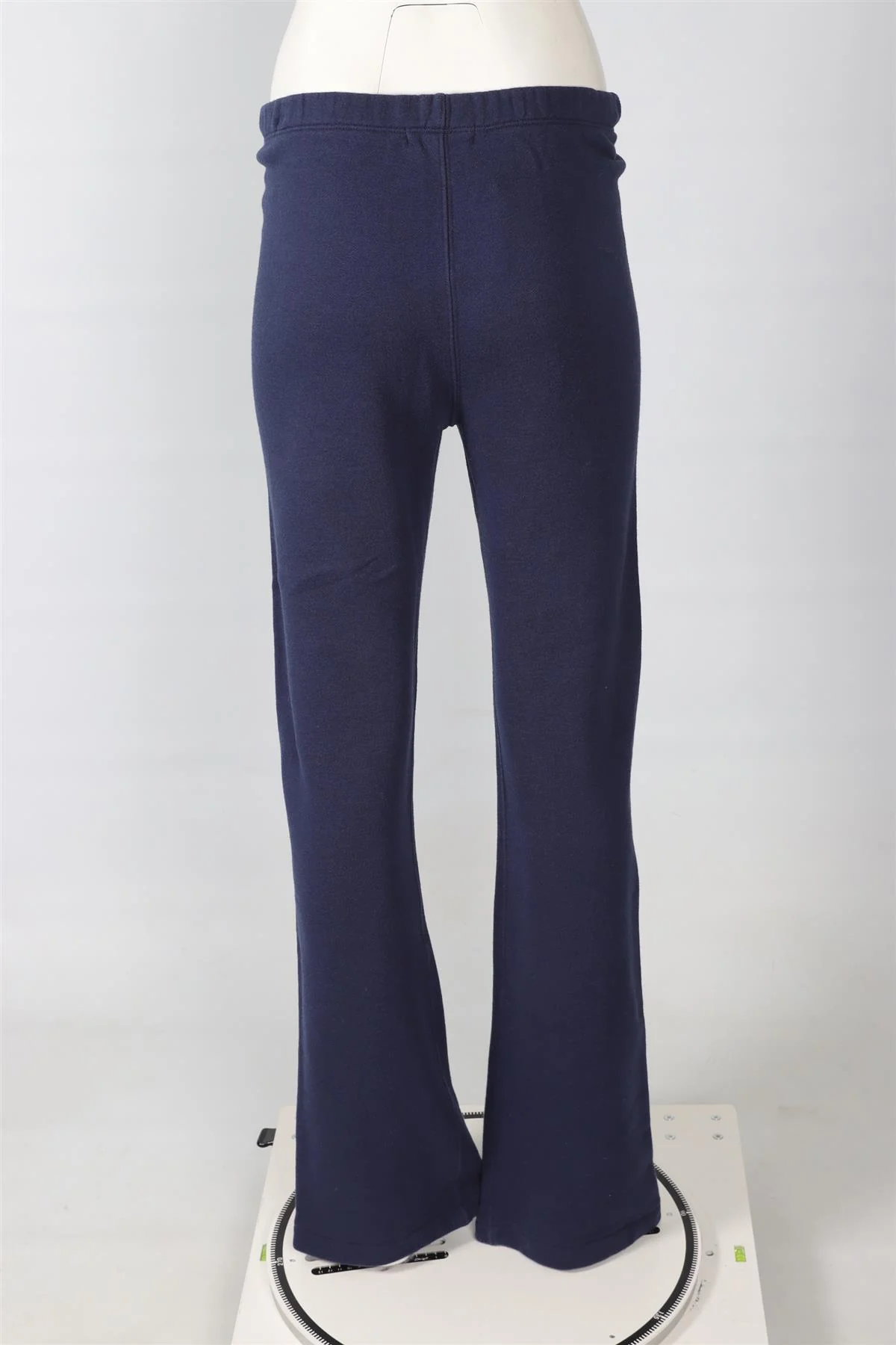 THE ETERNE NAVY COTTON STRAIGHT LEG PANTS SMALL - Image 4