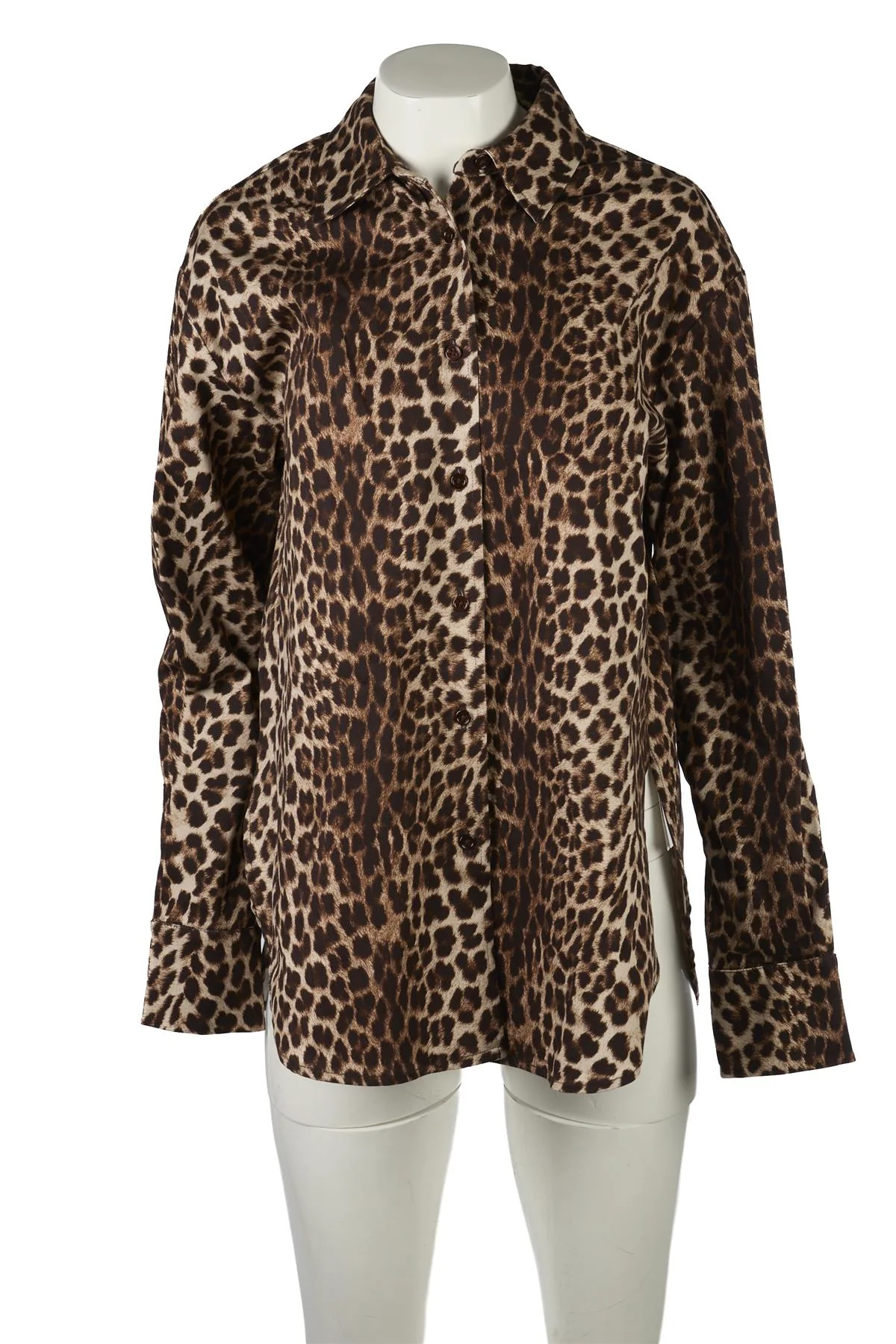 THE FRANKIE SHOP BROWN SHIRT SMALL - Image 2