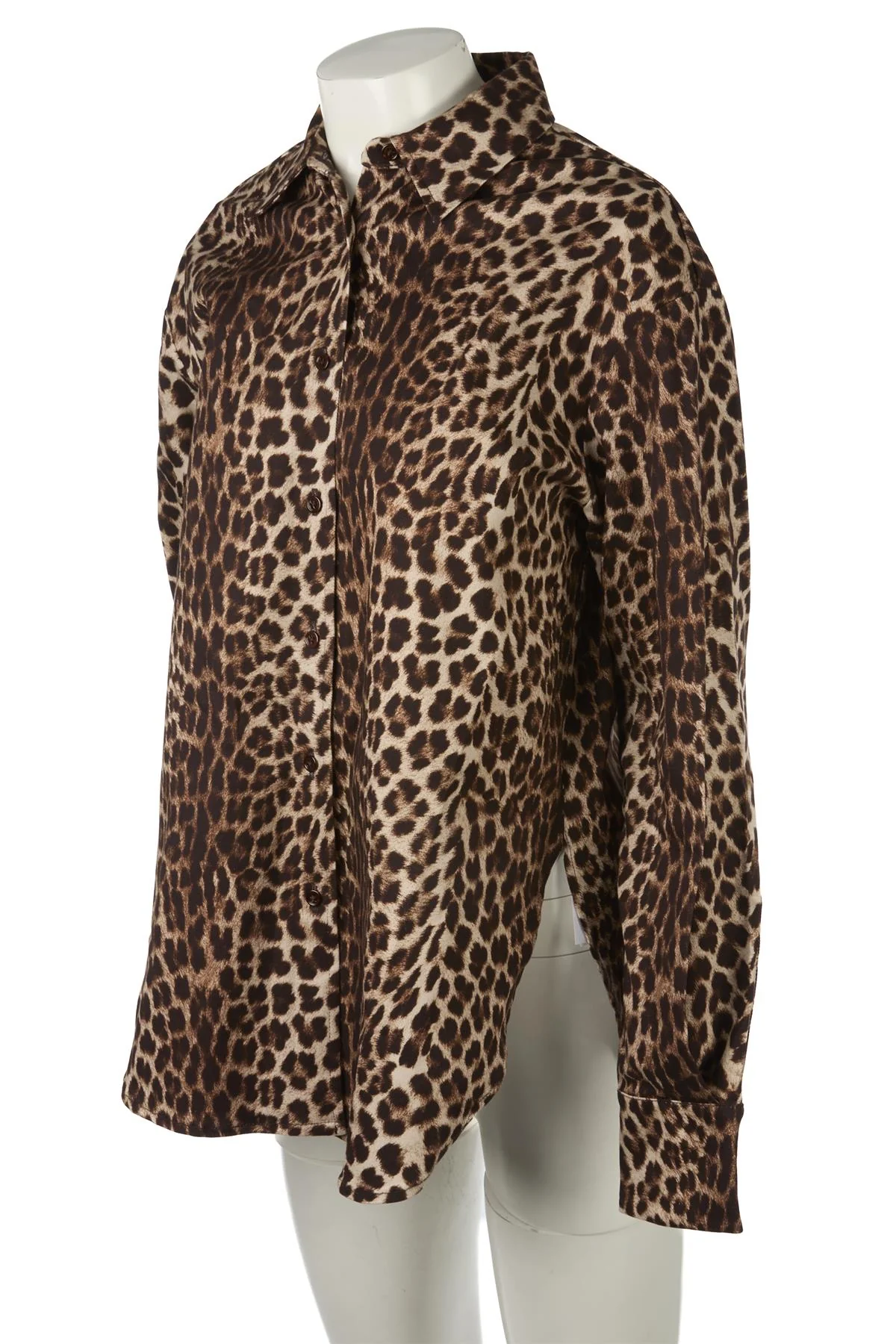 THE FRANKIE SHOP BROWN SHIRT SMALL - Image 3
