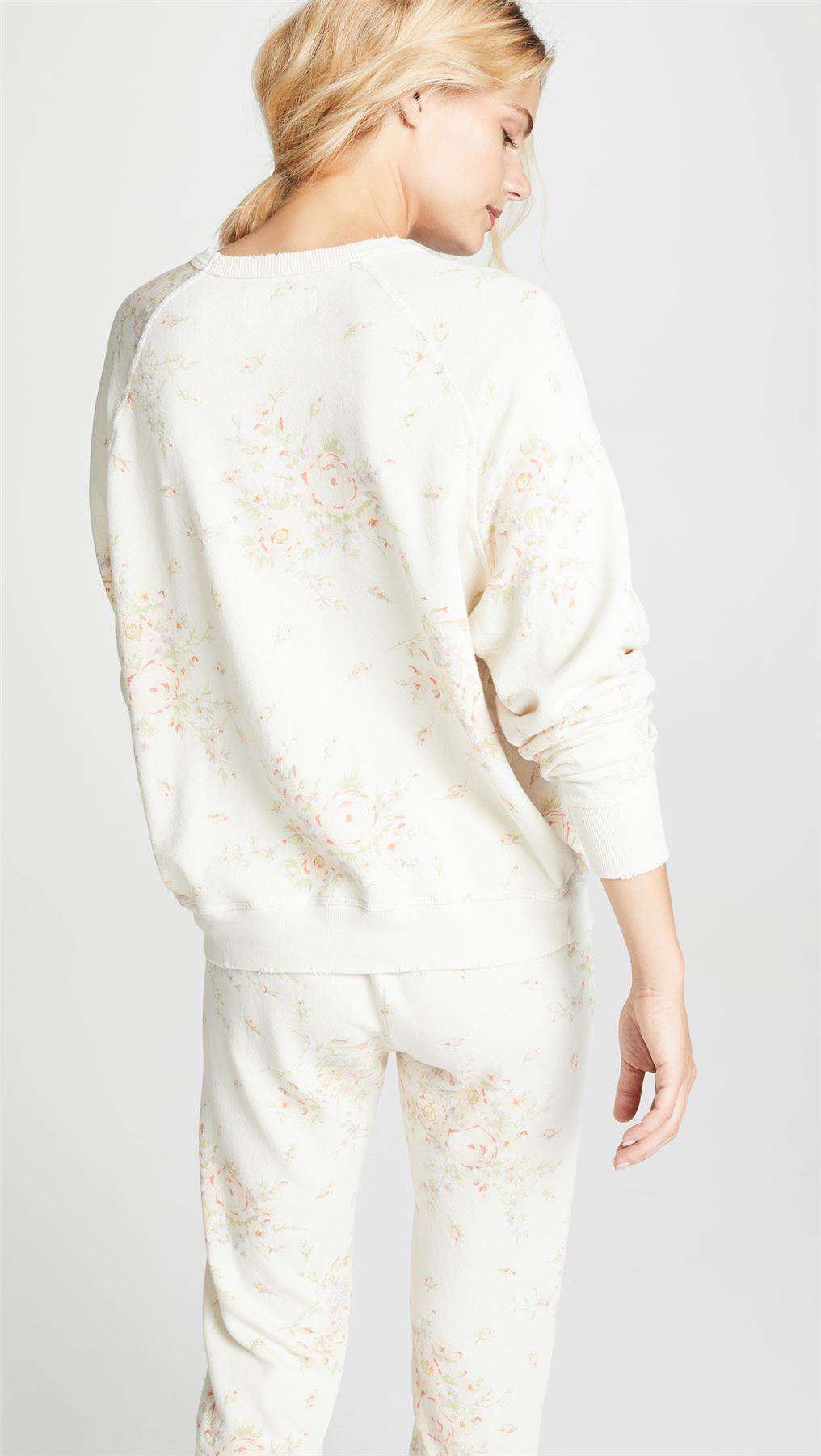 THE GREAT COLLEGE FLORAL COTTON SWEATER 0 UK 6 - Image 2