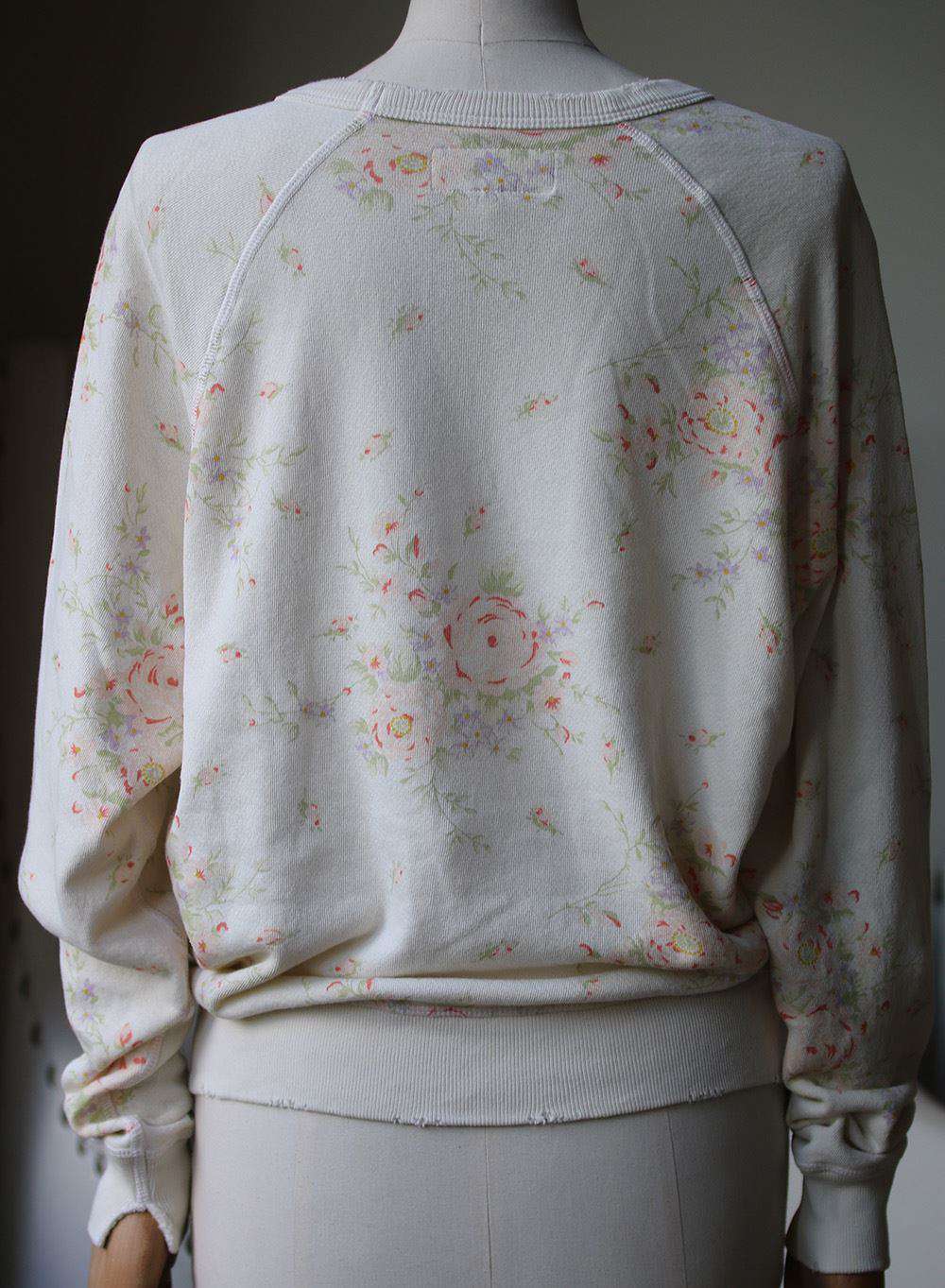 THE GREAT COLLEGE FLORAL COTTON SWEATER 0 UK 6 - Image 5