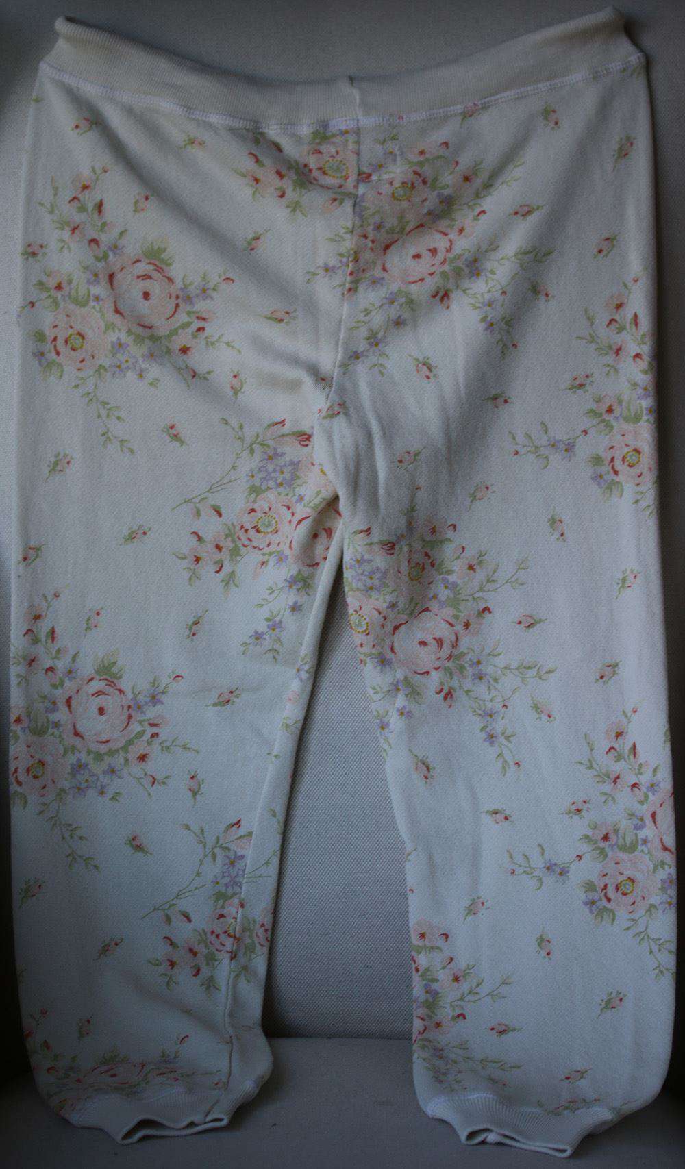 THE GREAT THE CROPPED FLORAL SWEATPANTS 0 UK 6 - Image 4