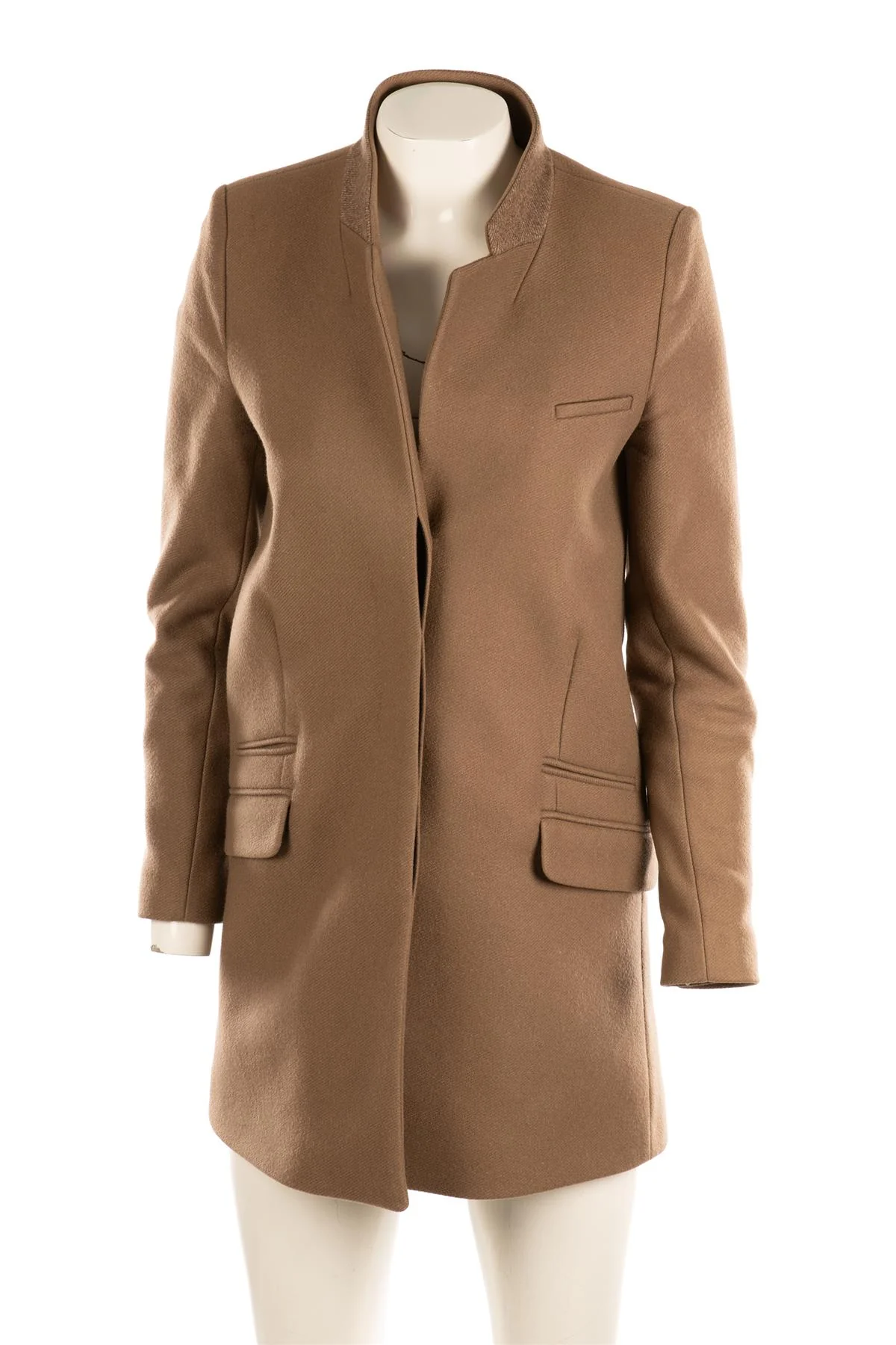 THE KOOPLES BROWN WOOL COAT FR 38 UK 10 - Image 2