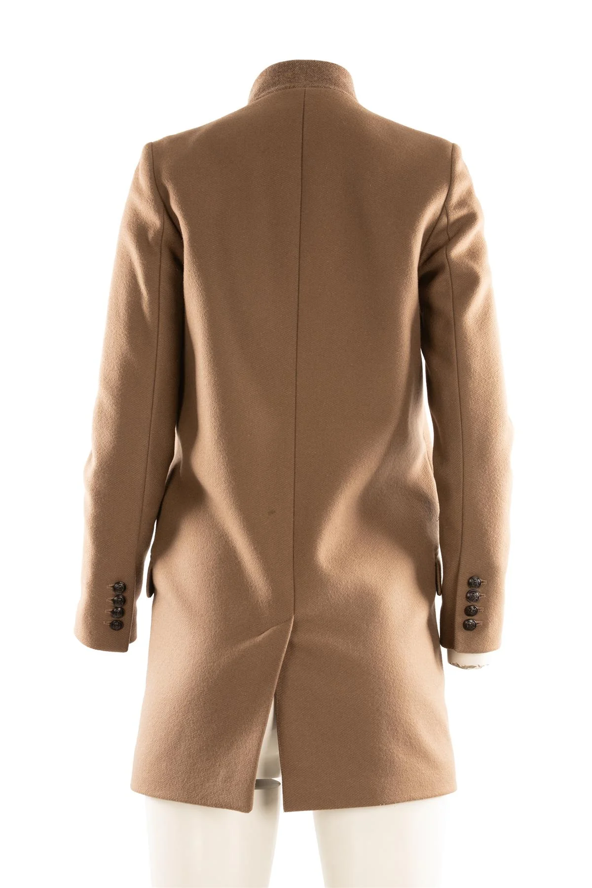 THE KOOPLES BROWN WOOL COAT FR 38 UK 10 - Image 4