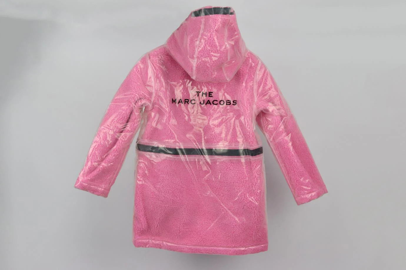 THE MARC JACOBS KIDS GIRLS FAUX SHEARLING RAINCOAT 8 YEARS - Image 3