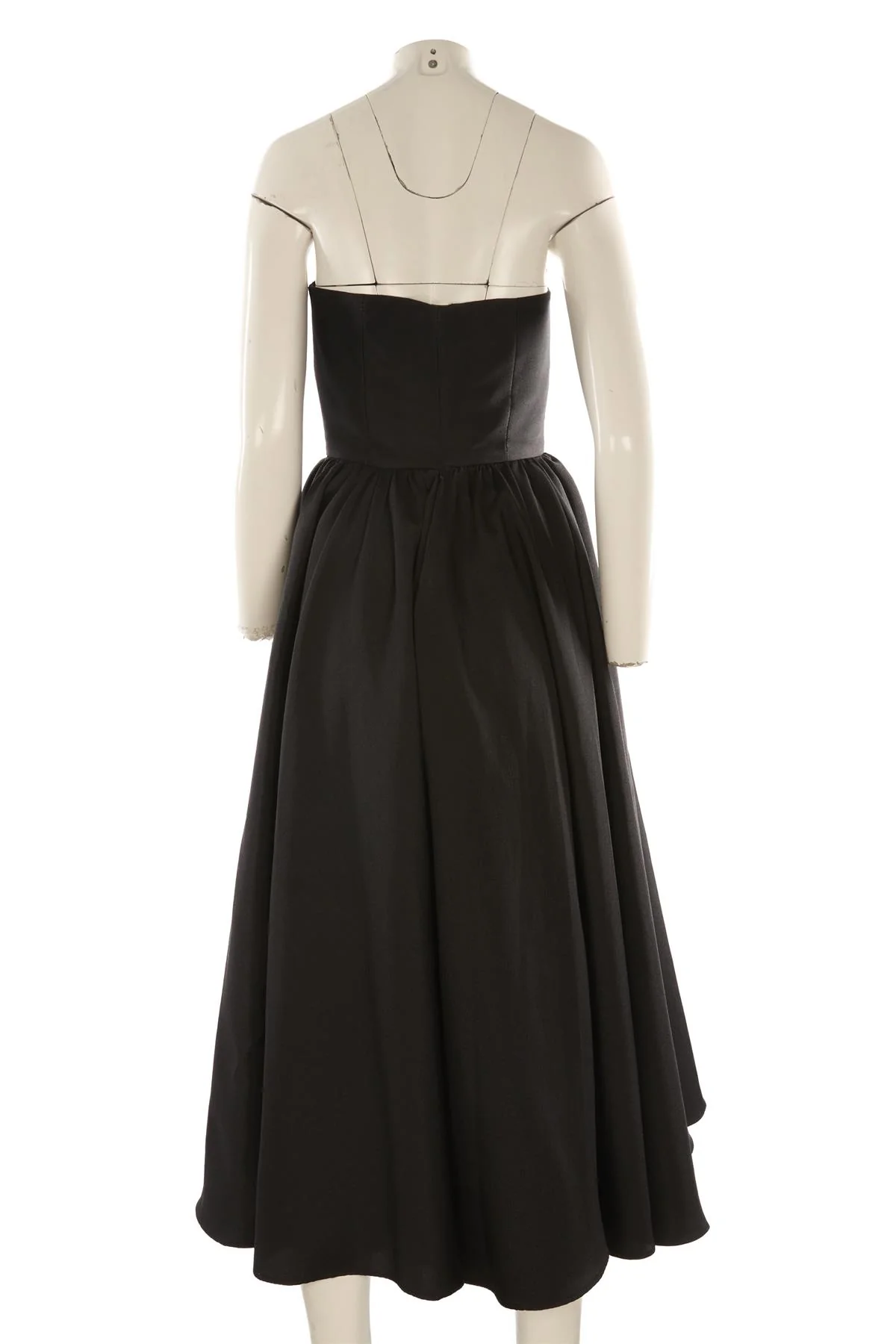 THE NEW ARRIVALS ILKYAZ OZEL BLACK WOVEN MAXI DRESS FR 36 UK 8 - Image 4
