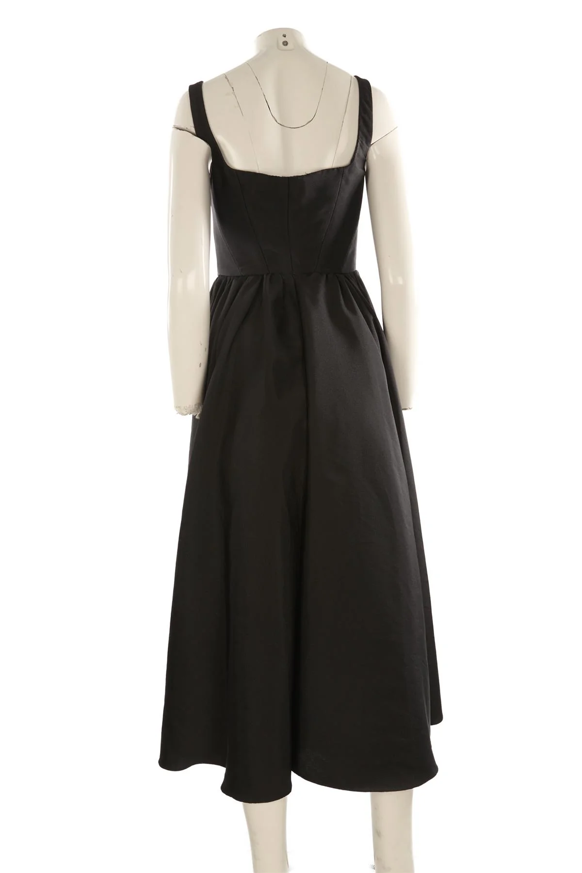 THE NEW ARRIVALS ILKYAZ OZEL BLACK WOVEN MAXI DRESS FR 36 UK 8 - Image 4