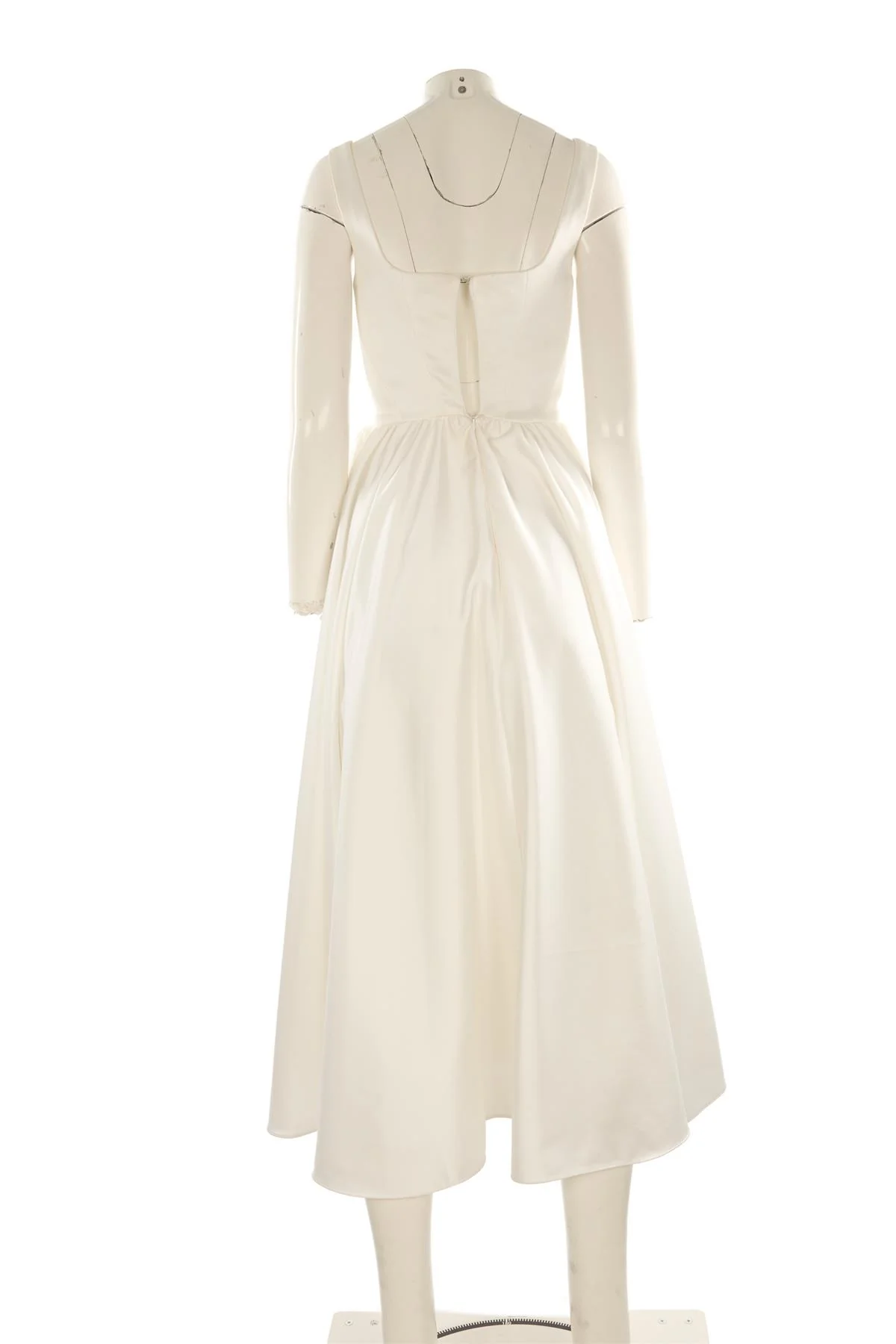 THE NEW ARRIVALS ILKYAZ OZEL WHITE WOVEN MAXI DRESS FR 36 UK 8 - Image 4