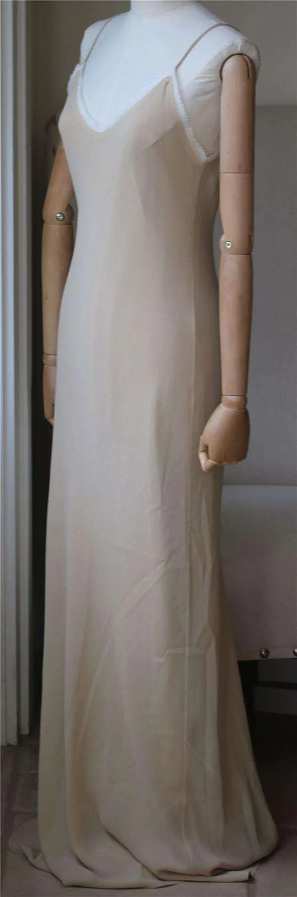 THE ROW ACA SILK MAXI DRESS US 2 UK 6 - Image 3