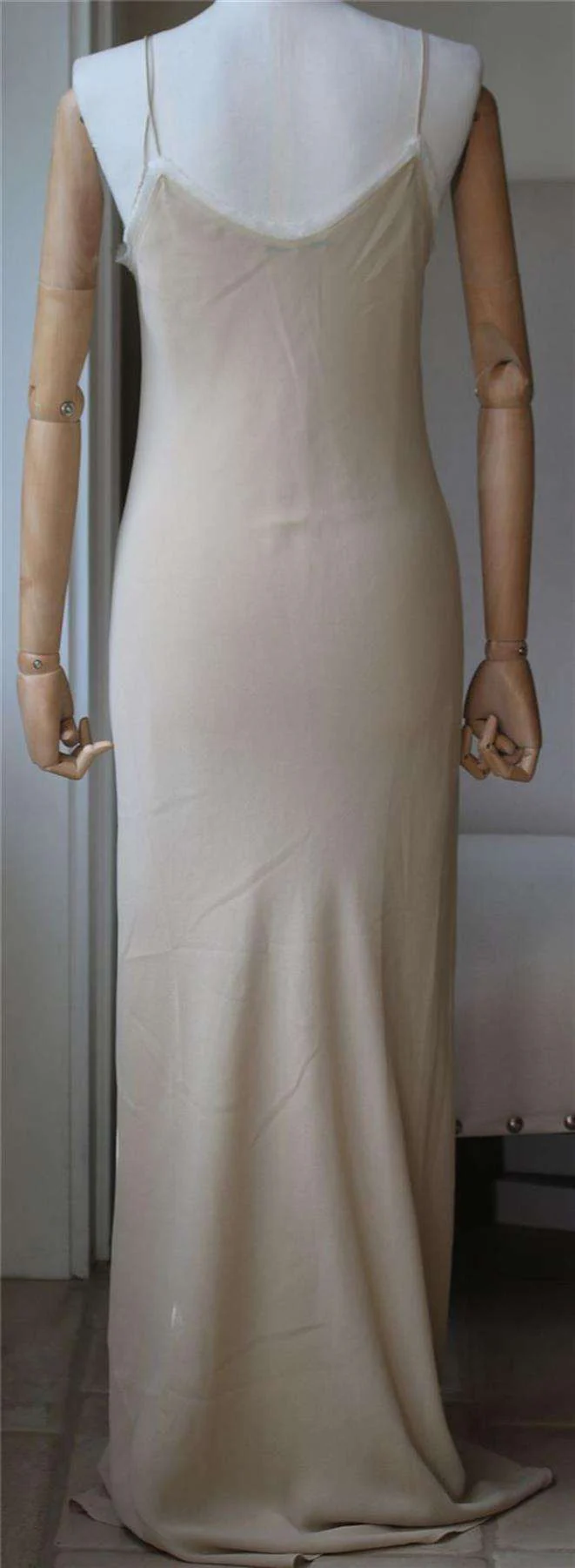 THE ROW ACA SILK MAXI DRESS US 2 UK 6 - Image 4