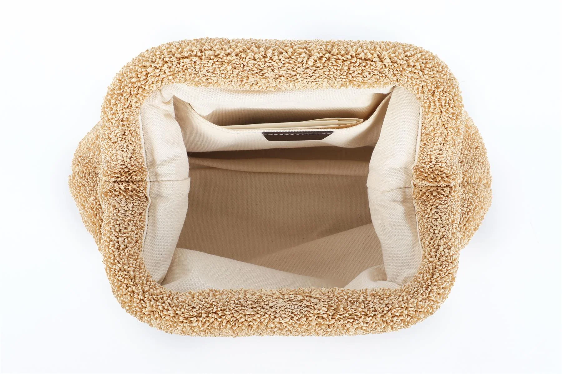 THE ROW BEIGE MIRA RAFFIA CLUTCH - Image 10