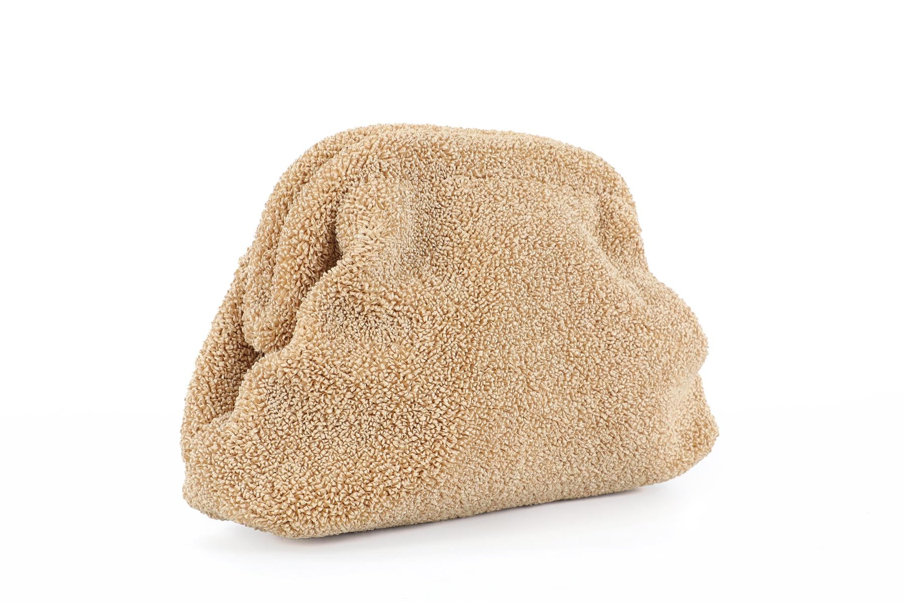 THE ROW BEIGE MIRA RAFFIA CLUTCH - Image 3