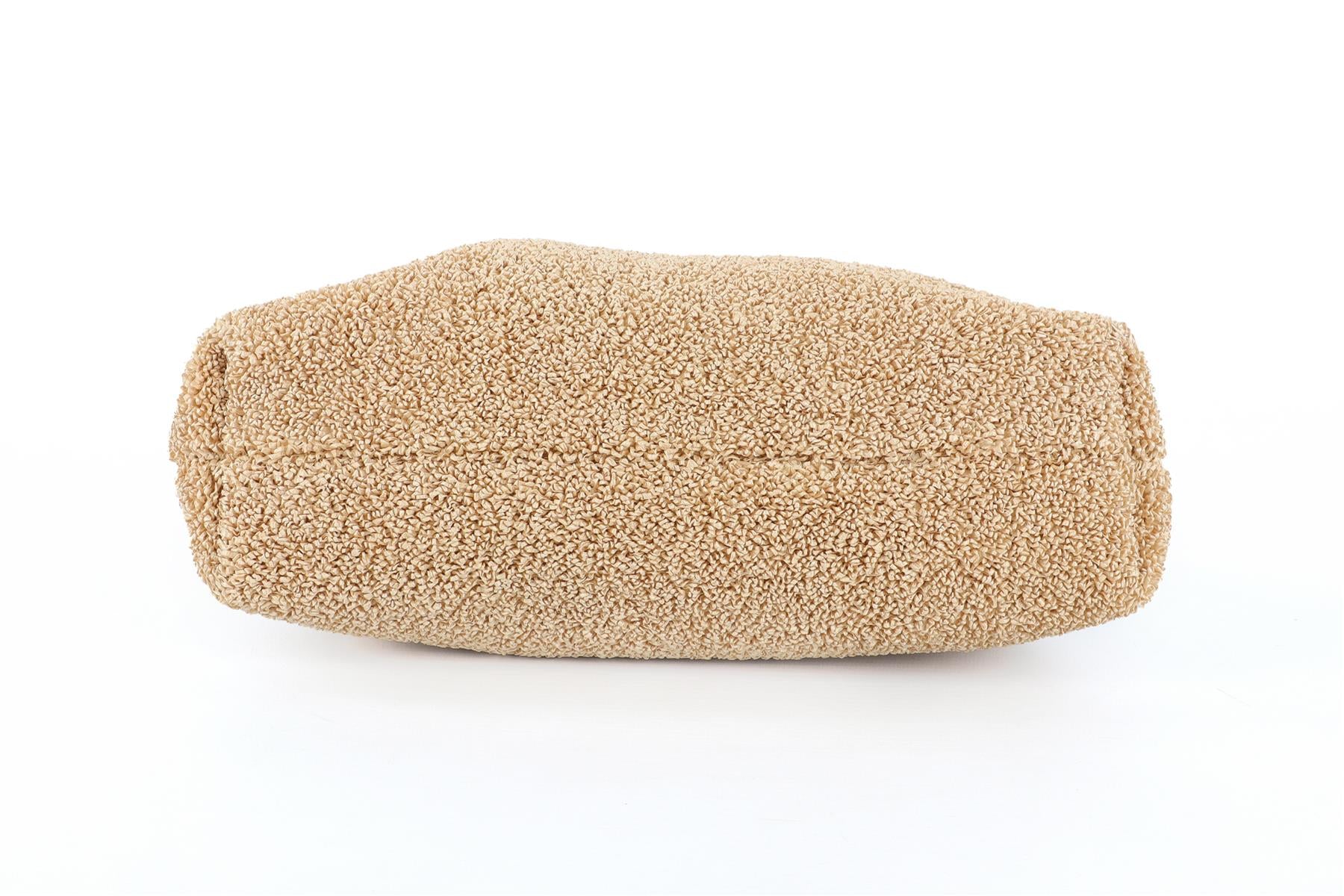 THE ROW BEIGE MIRA RAFFIA CLUTCH - Image 7