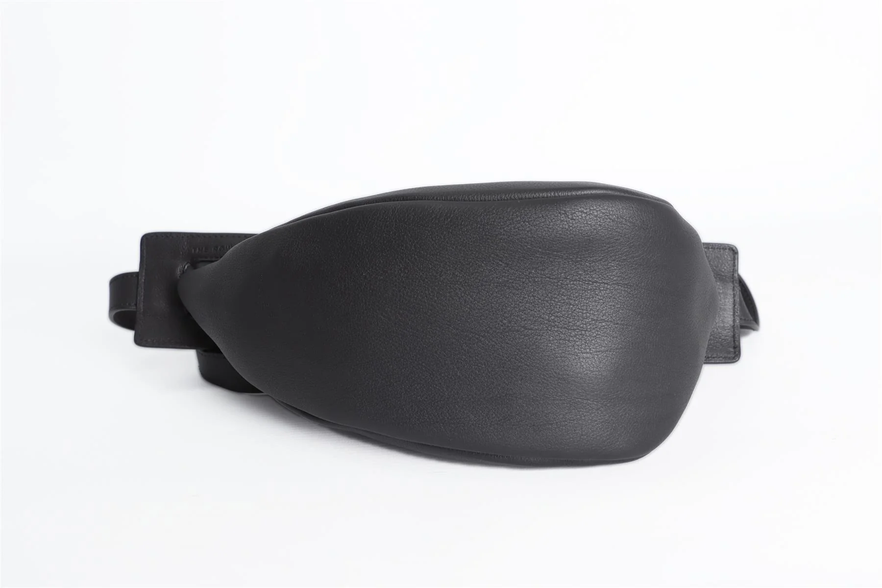 THE ROW BLACK SLOUCHY BANANA SMALL LEATHER SHOULDER BAG - Image 8
