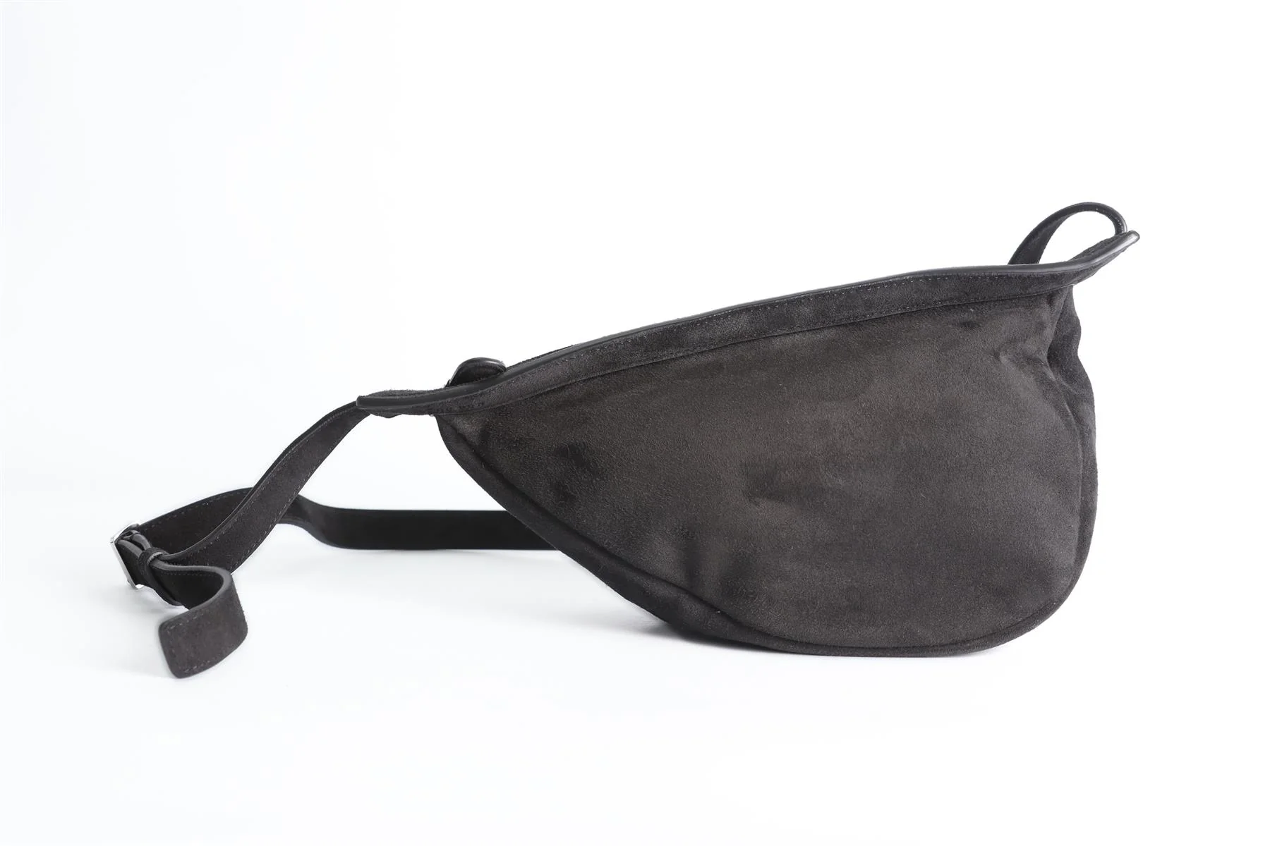 THE ROW BLACK SLOUCHY BANANA SMALL SUEDE SHOULDER BAG - Image 7
