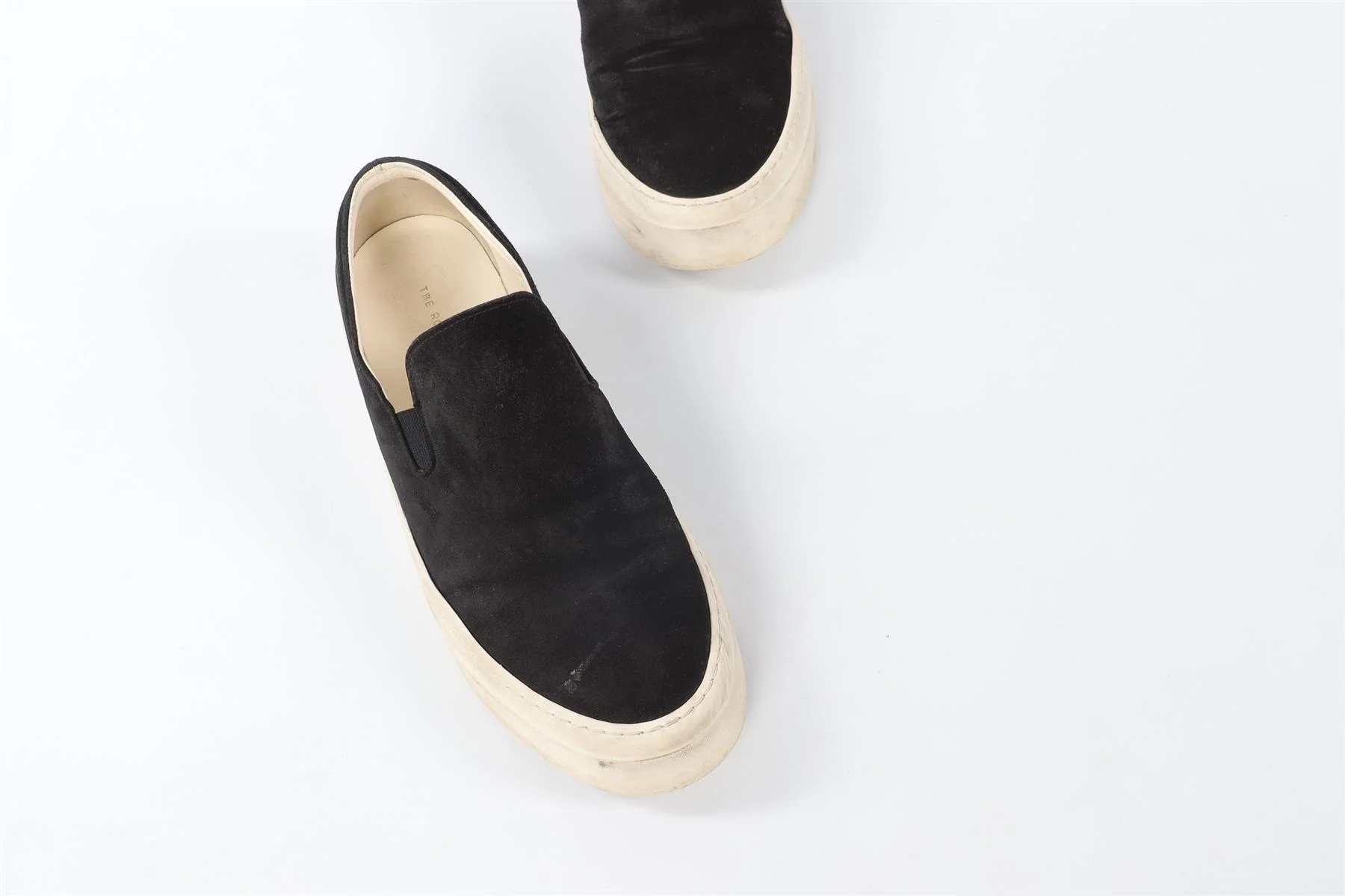 THE ROW BLACK SUEDE SNEAKERS EU 38 UK 5 US 8 - Image 4