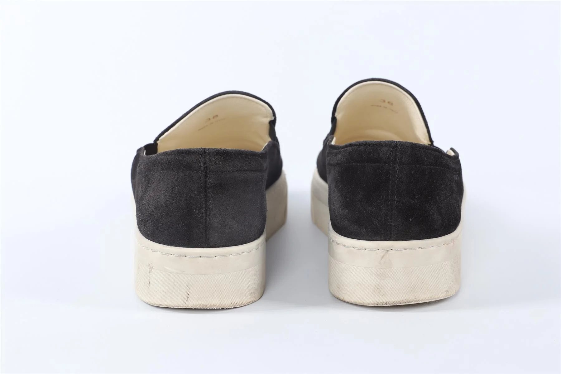 THE ROW BLACK SUEDE SNEAKERS EU 38 UK 5 US 8 - Image 5