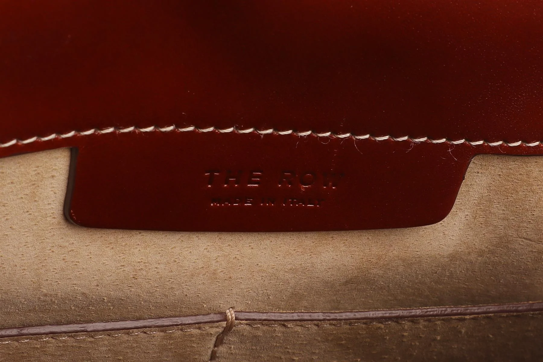 THE ROW BROWN HUNTING 9 LEATHER SHOULDER BAG - Image 11