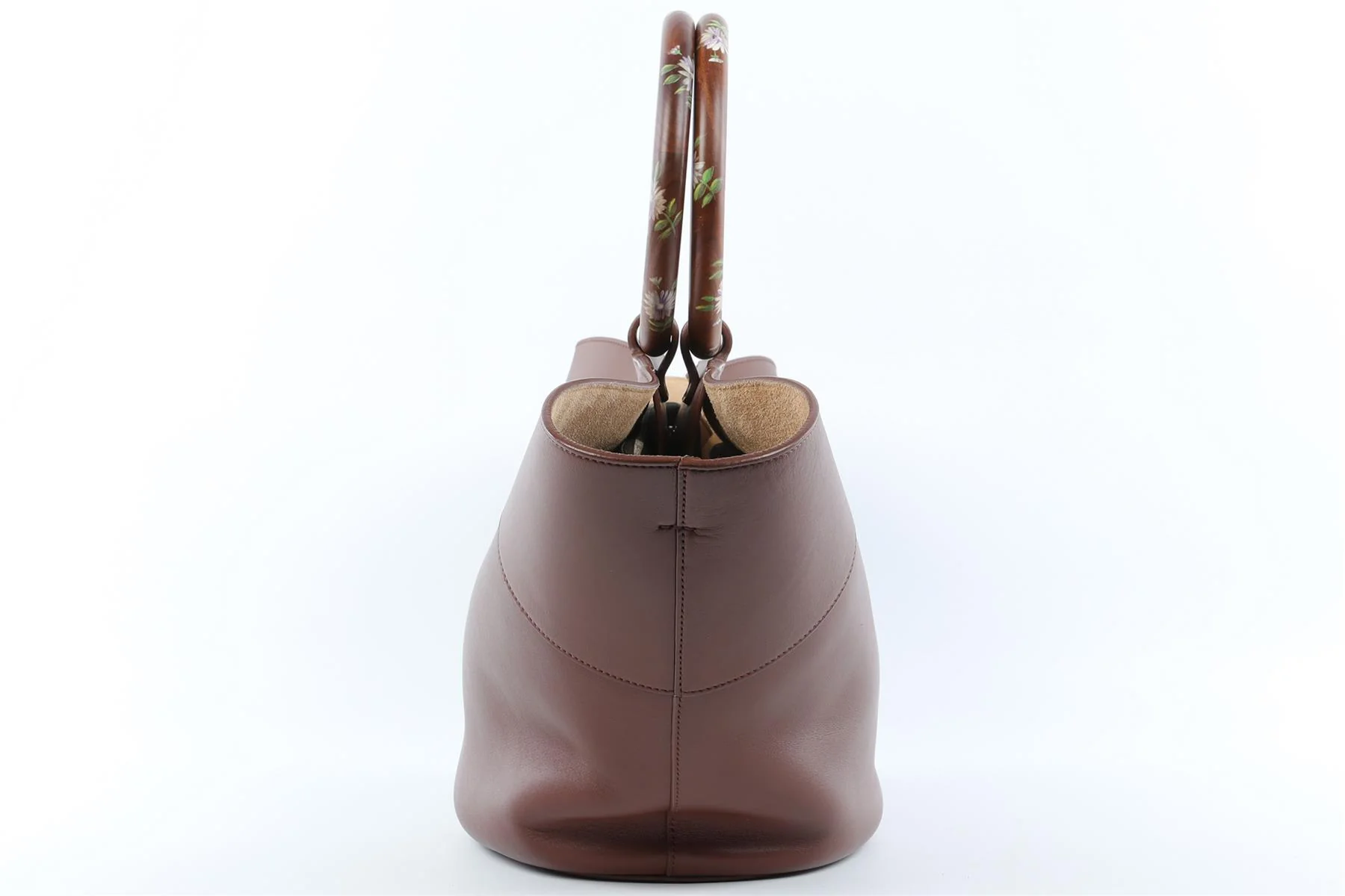 THE ROW BROWN MARKET LEATHER TOTE BAG - Image 5