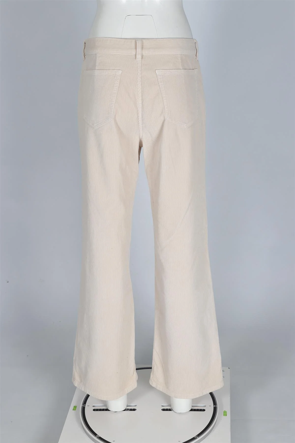 THE ROW CREAM CORDUROY WIDE LEG PANTS US 8 UK 12 - Image 4