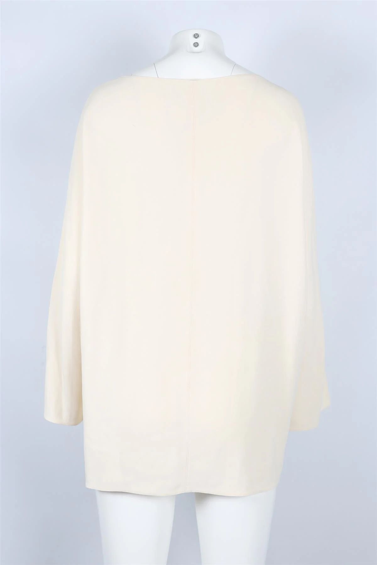 THE ROW CREAM CREPE TOP XSMALL - Image 3