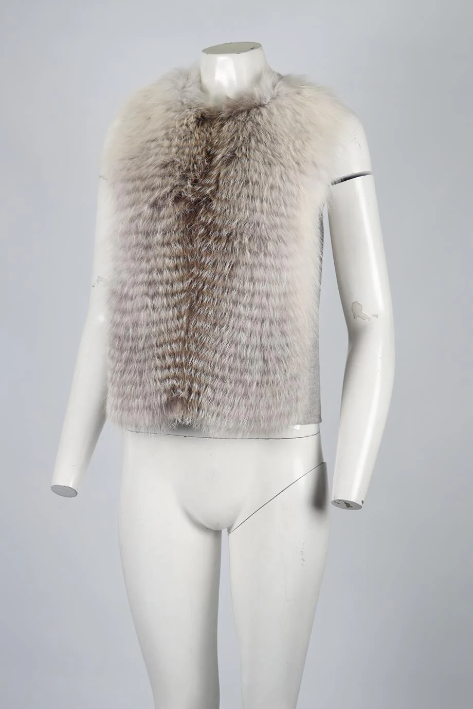 THE ROW FOX FUR AND WOOL GILET US 2 UK 6 - Image 3