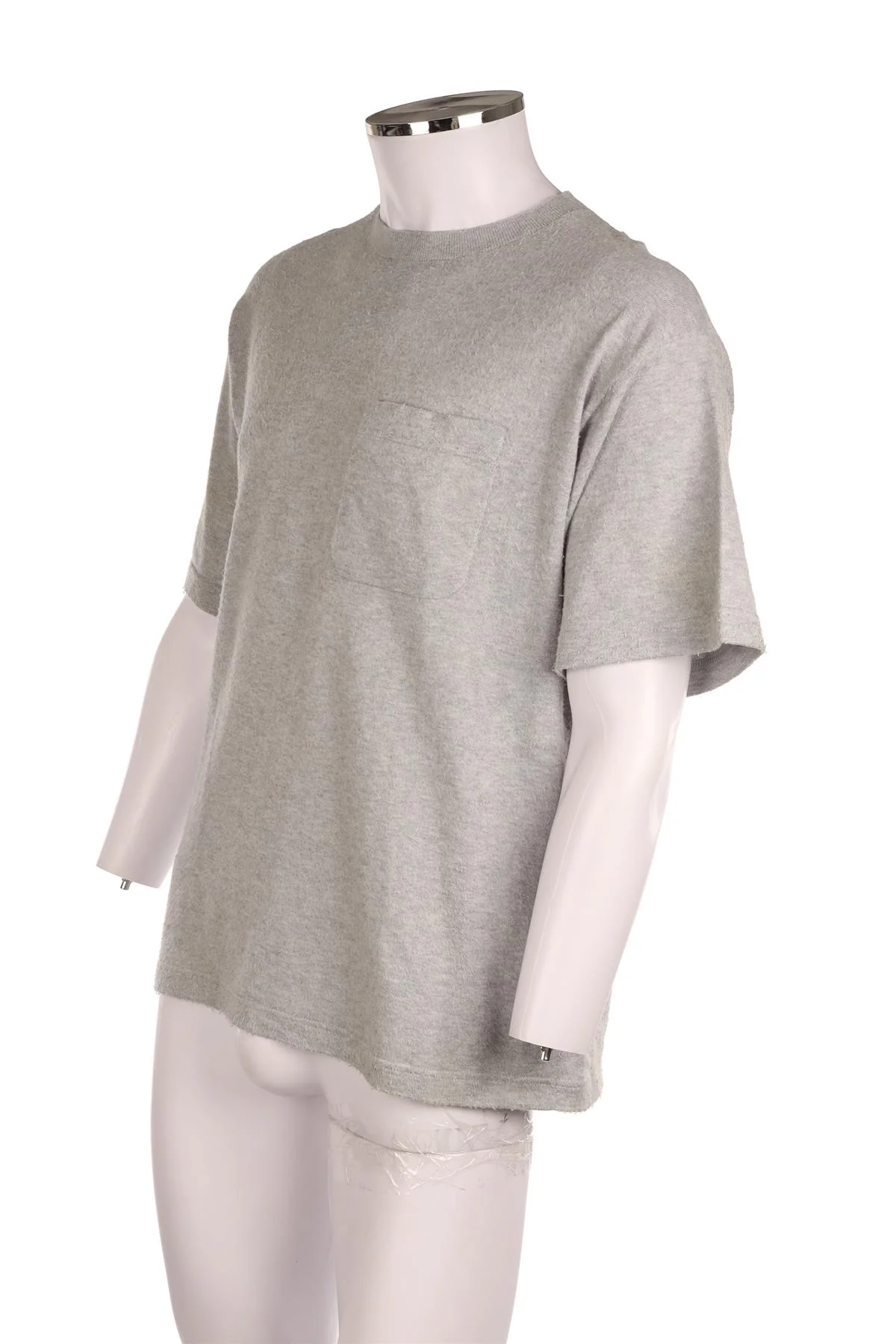 THE ROW GREY MEN'S COTTON T-SHIRT XSMALL - Image 3