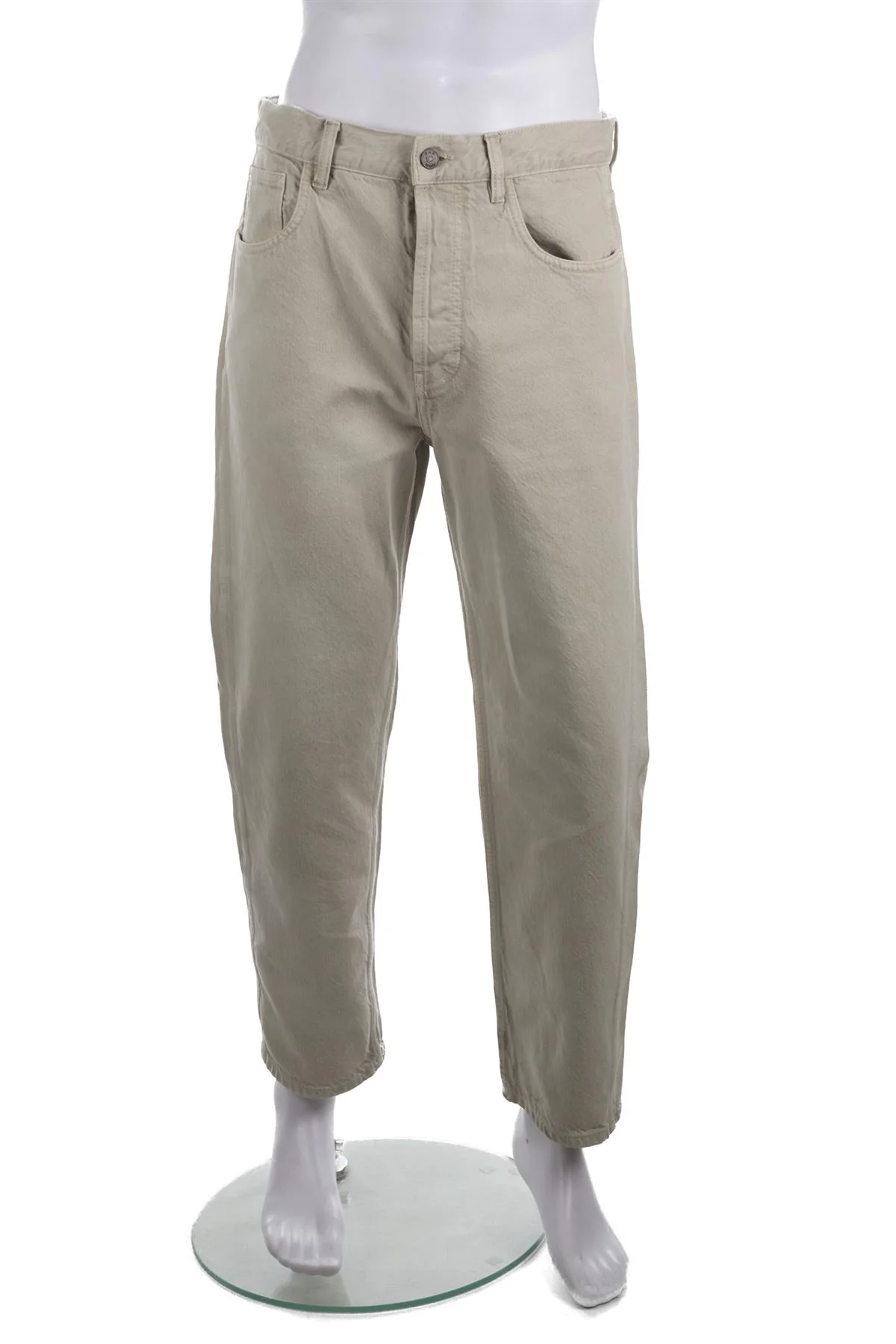 THE ROW GREY MENS STRAIGHT LEG JEANS W32 - Image 2