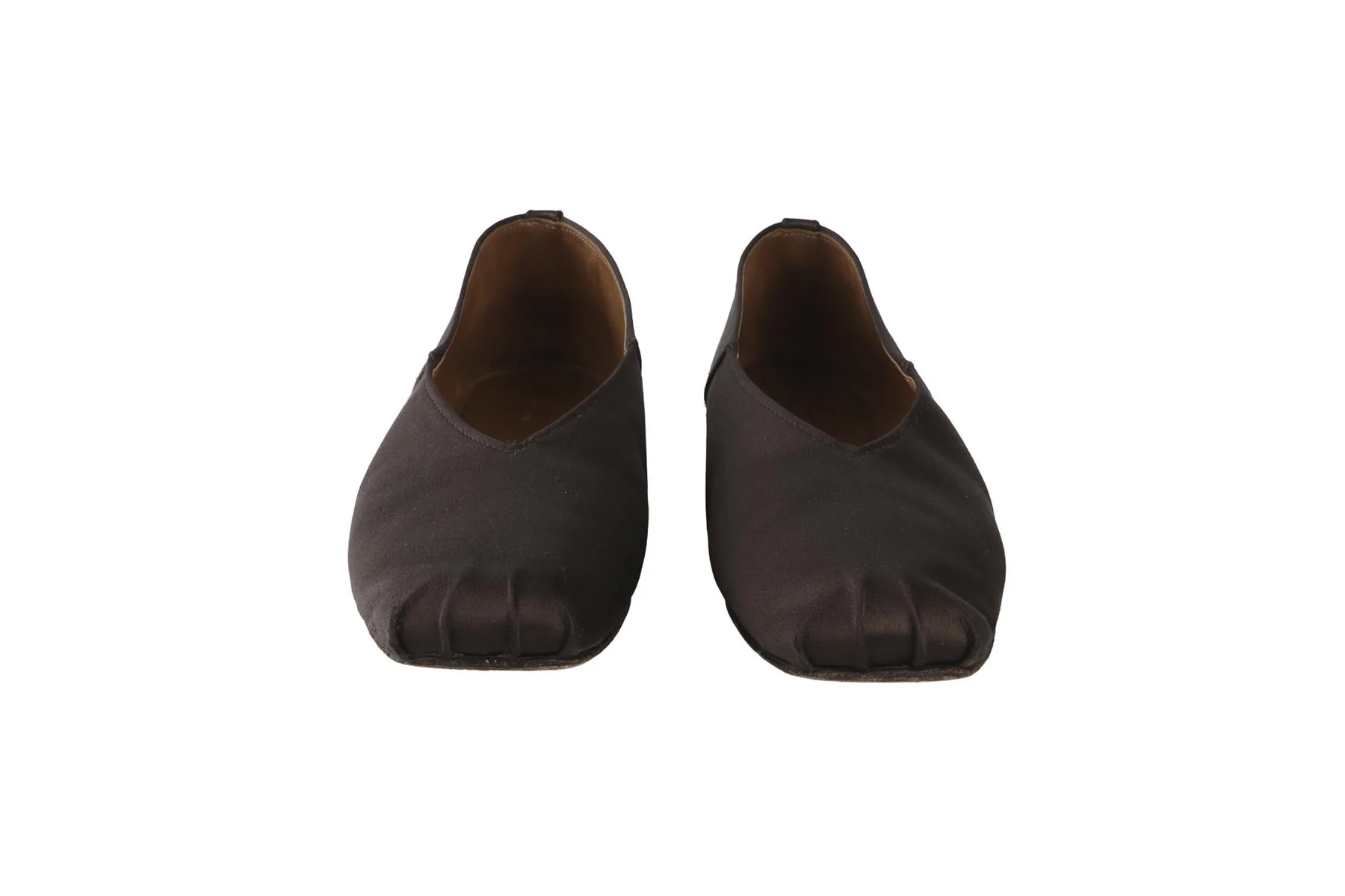 THE ROW GREY SATIN BALLET FLATS EU 38 UK 5 US 8 - Image 3