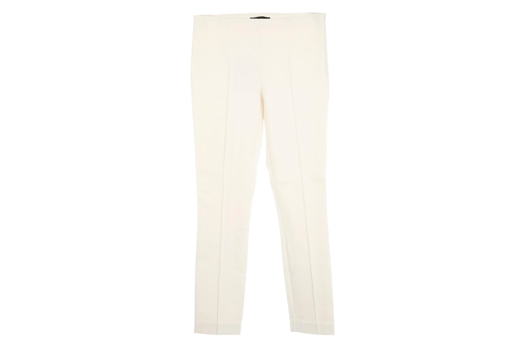 THE ROW IVORY COTTON SKINNY PANTS US 2 UK 6 - Image 2