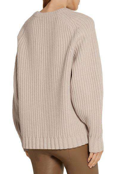 THE ROW KEYES RIBBED WOOL AND CASHMERE BLEND SWEATER SMALL - Image 2