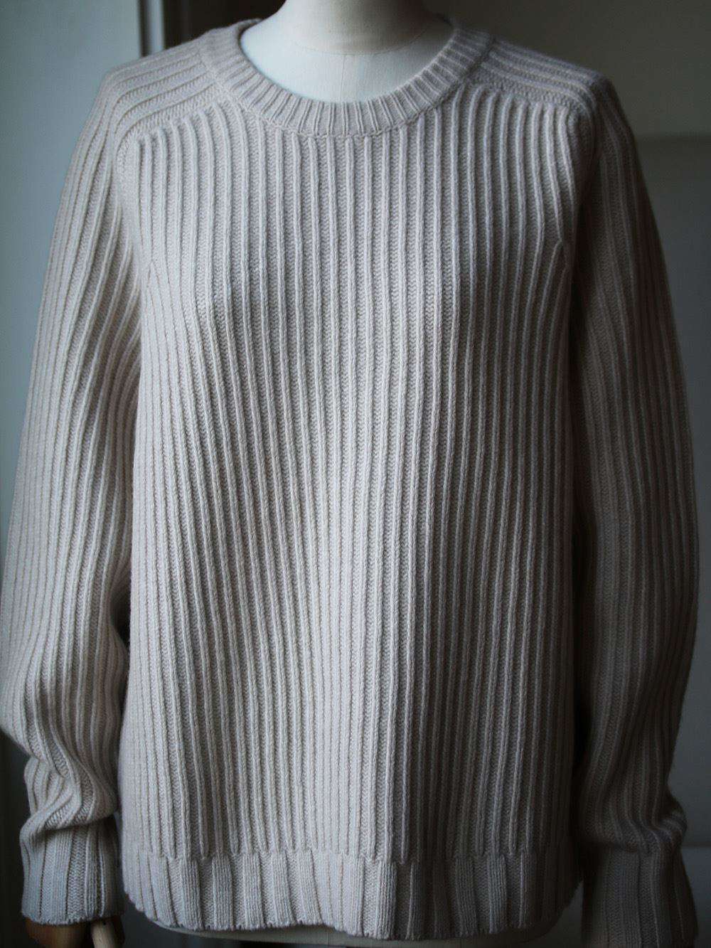 THE ROW KEYES RIBBED WOOL AND CASHMERE BLEND SWEATER SMALL - Image 3