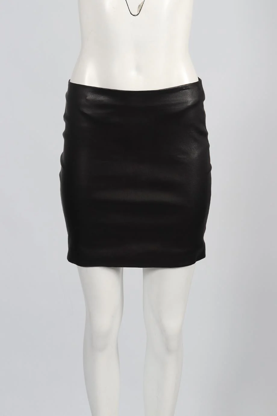 THE ROW LEATHER MINI SKIRT US 4 UK 8 - Image 2