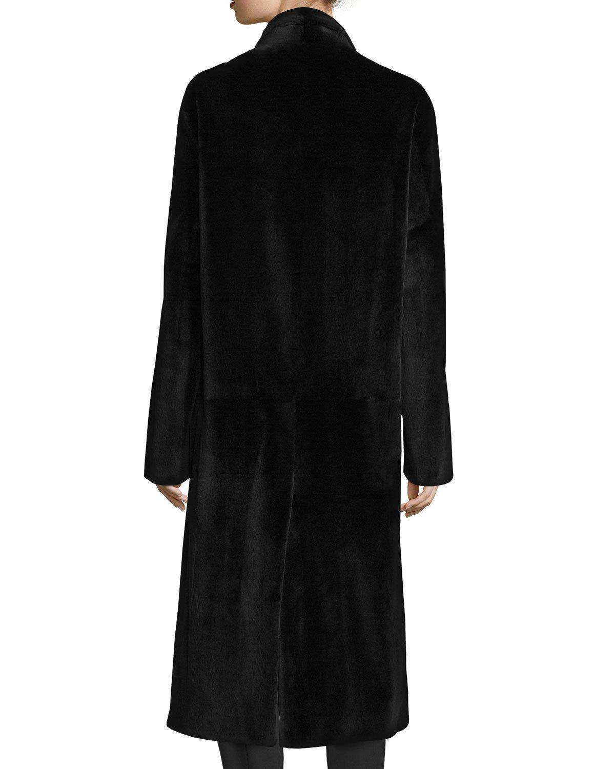 THE ROW LORY MINK FUR DOUBLE BREASTED COAT SMALL - Image 2